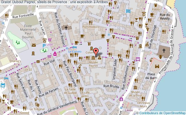 plan Dubout Pagnol, Soleils De Provence : Une Exposition à Antibes