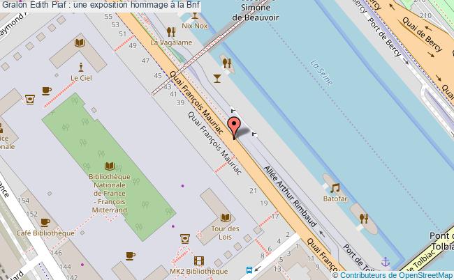 plan Edith Piaf : Une Exposition Hommage à La Bnf