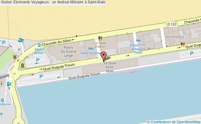 plan Etonnants Voyageurs : Un Festival Littéraire à Saint-malo