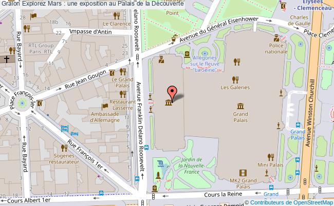 plan Explorez Mars : Une Exposition Au Palais De La Découverte