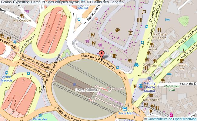 plan Exposition Harcourt : Des Couples Mythiques Au Palais Des Congrès