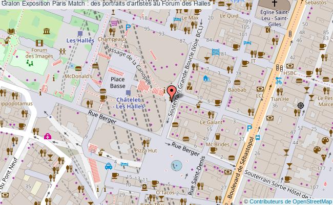 plan Exposition Paris Match : Des Portraits D'artistes Au Forum Des Halles