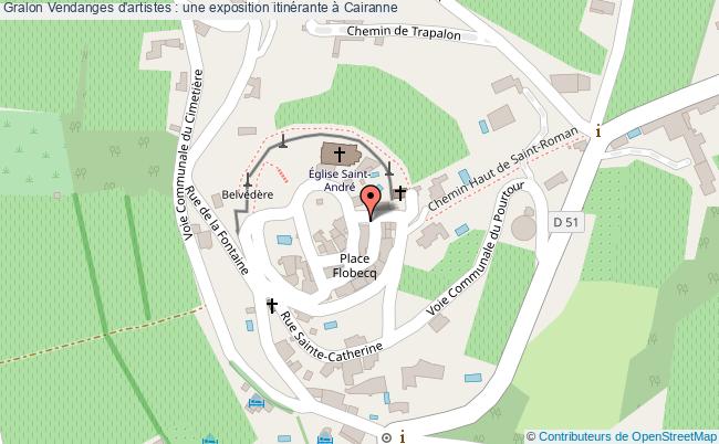 plan Fête Du Vin à Cairanne