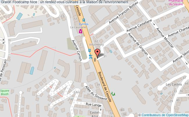 plan Foodcamp Nice : Un Rendez-vous Culinaire à La Maison De L'environnement