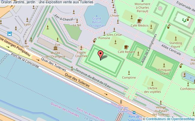 plan Jardins, Jardin : Une Exposition Vente Aux Tuileries