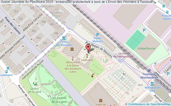 plan Journées Du Patrimoine 2025 : Embarquez Gratuitement à Bord De L’envol Des Pionniers à Toulouse
