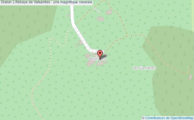 plan L'abbaye De Valsaintes : Une Magnifique Roseraie