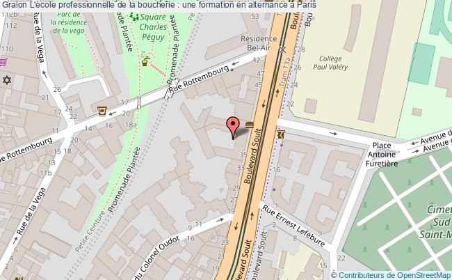 plan L'école Professionnelle De La Boucherie : Une Formation En Alternance à Paris