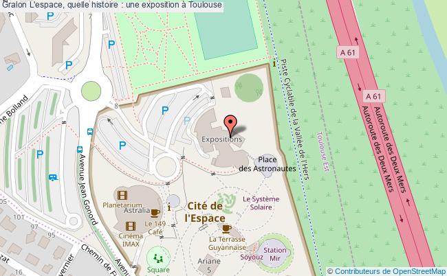 plan L'espace, Quelle Histoire : Une Exposition à Toulouse