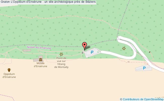 plan L'oppidum D'ensérune : Un Site Archéologique Près De Béziers