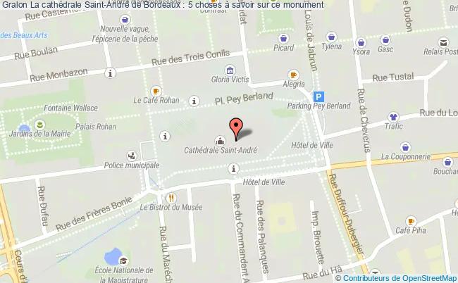plan La Cathédrale Saint-andré De Bordeaux : 5 choses à Savoir Sur Ce Monument