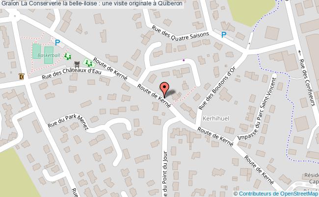 plan La Conserverie La Belle-iloise : Une Visite Originale à Quiberon