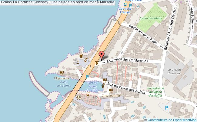 plan La Corniche Kennedy : Une Balade En Bord De Mer à Marseille