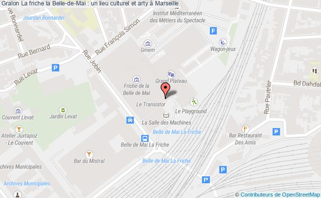 plan La Friche La Belle-de-mai : Un Lieu Culturel Et Arty à Marseille