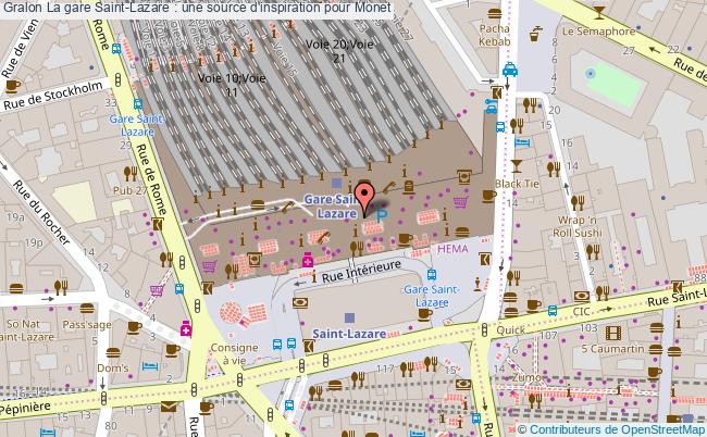 plan La Gare Saint-lazare : Une Source D'inspiration Pour Monet