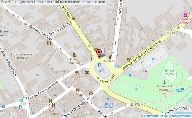 plan La Ligne Des Hirondelles : Un Train Touristique Dans Le Jura