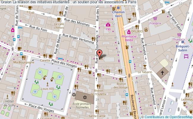 plan La Maison Des Initiatives étudiantes : Un Soutien Pour Les Associations à Paris