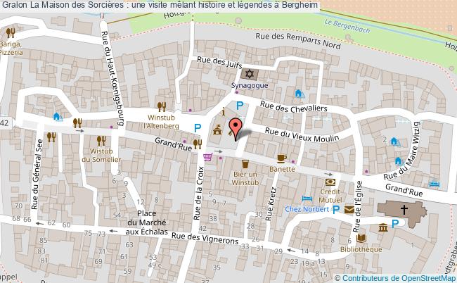 plan La Maison Des Sorcières : Une Visite Mêlant Histoire Et Légendes à Bergheim
