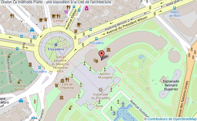 plan La Méthode Piano : Une Exposition à La Cité De L'architecture