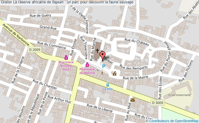 plan La Réserve Africaine De Sigean : Un Parc Pour Découvrir La Faune Sauvage