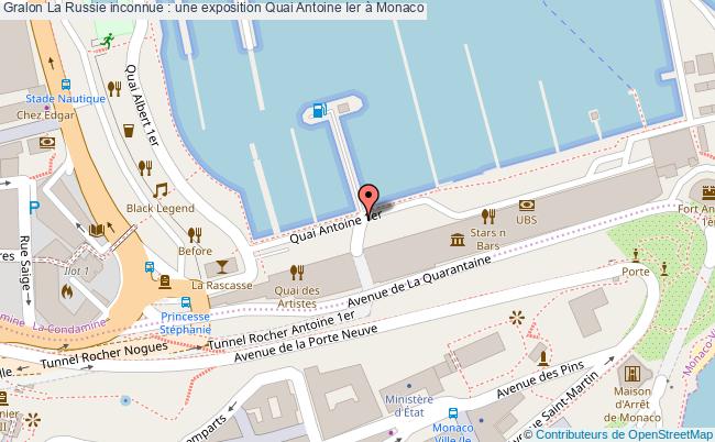 plan La Russie Inconnue : Une Exposition Quai Antoine Ier à Monaco