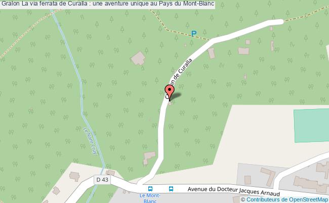 plan La Via Ferrata De Curalla : Une Aventure Unique Au Pays Du Mont-blanc