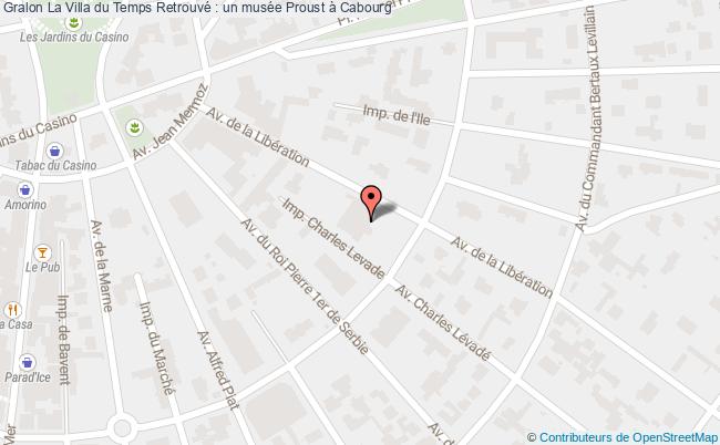 plan La Villa Du Temps Retrouvé : Un Musée Proust à Cabourg