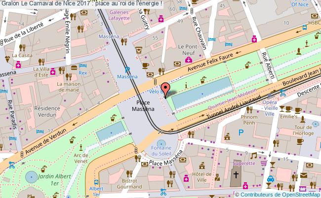 plan Le Carnaval De Nice 2017 : Place Au Roi De L'énergie !