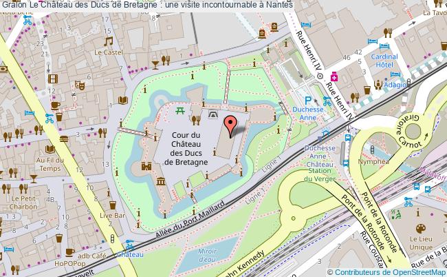 plan Le Château Des Ducs De Bretagne : Une Visite Incontournable à Nantes