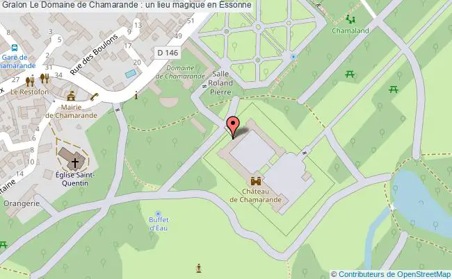 plan Le Domaine De Chamarande : Un Lieu Magique En Essonne