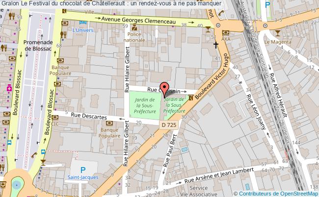 plan Le Festival Du Chocolat De Châtellerault : Un Rendez-vous à Ne Pas Manquer