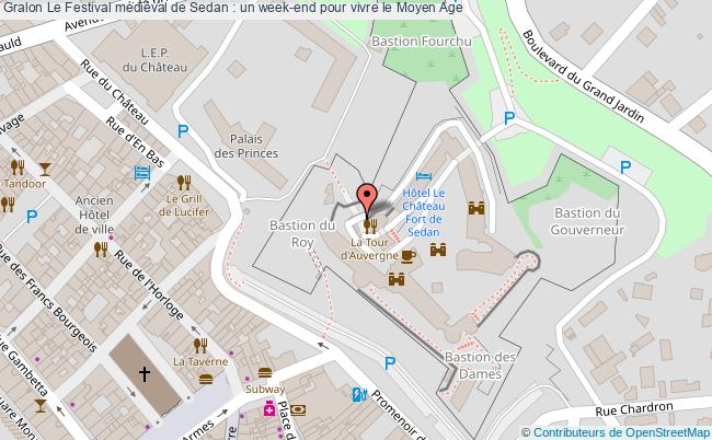 plan Le Festival Médiéval De Sedan : Un Week-end Pour Vivre Le Moyen Age