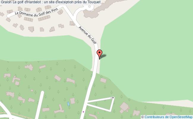 plan Le Golf D'hardelot : Un Site D'exception Près Du Touquet