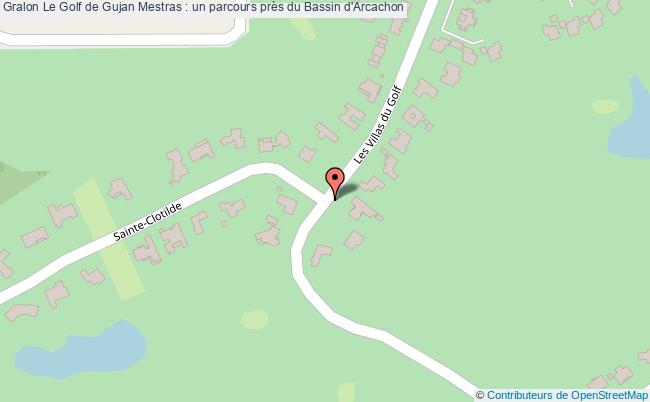 plan Le Golf De Gujan Mestras : Un Parcours Près Du Bassin D'arcachon