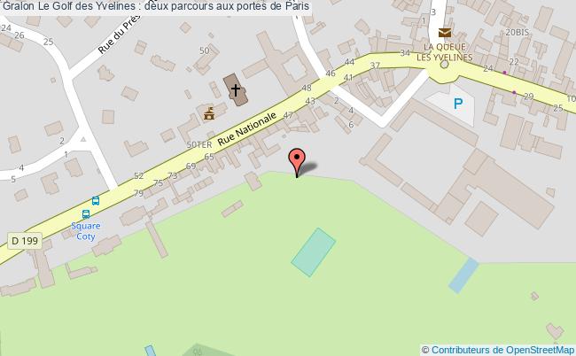 plan Le Golf Des Yvelines : Deux Parcours Aux Portes De Paris