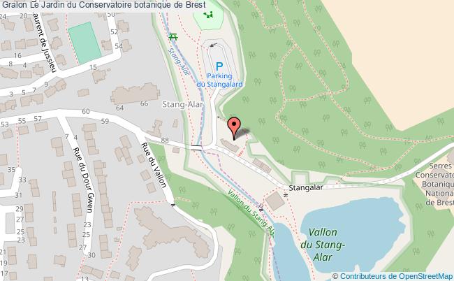 plan Le Jardin Du Conservatoire Botanique De Brest