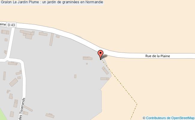 plan Le Jardin Plume : Un Jardin De Graminées En Normandie