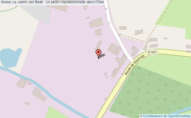 plan Le Jardin Van Beek : Un Jardin Impressionniste Dans L'oise