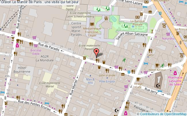 plan Le Manoir De Paris : Une Visite Qui Fait Peur