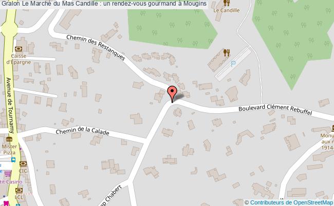 plan Le Marché Du Mas Candille : Un Rendez-vous Gourmand à Mougins