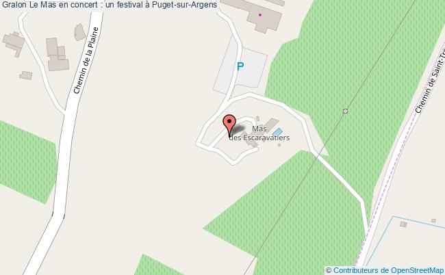 plan Le Mas En Concert : Un Festival à Puget-sur-argens