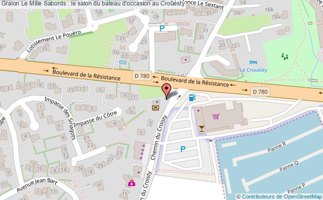 plan Le Mille Sabords : Le Salon Du Bateau D'occasion Au Crouesty