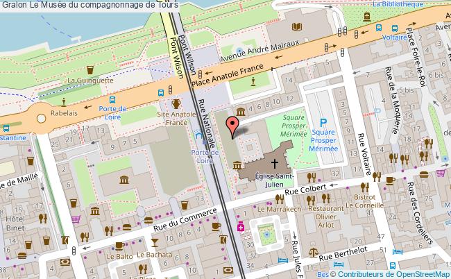 plan Le Musée Du Compagnonnage De Tours