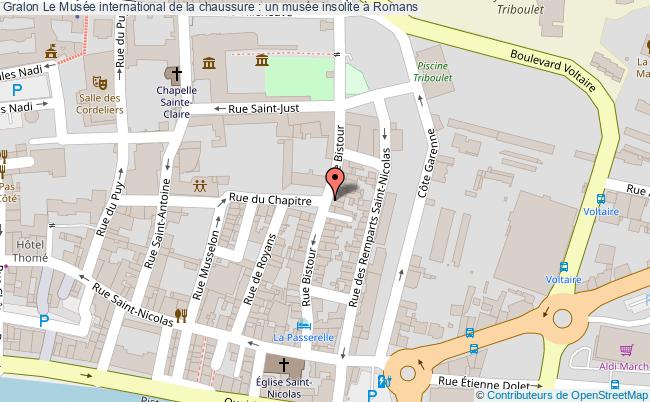 plan Le Musée International De La Chaussure : Un Musée Insolite à Romans