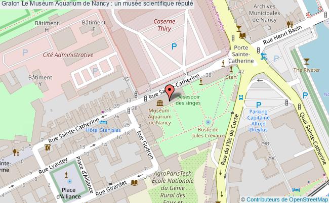 plan Le Muséum Aquarium De Nancy : Un Musée Scientifique Réputé