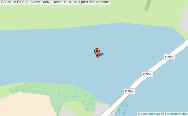 plan Le Parc De Sainte-croix : L'aventure Au Plus Près Des Animaux