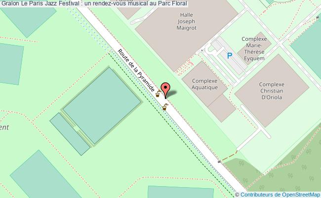 plan Le Paris Jazz Festival : Un Rendez-vous Musical Au Parc Floral