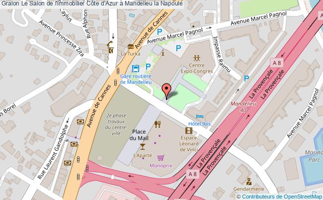 plan Le Salon De L'immobilier Côte D'azur à Mandelieu La Napoule