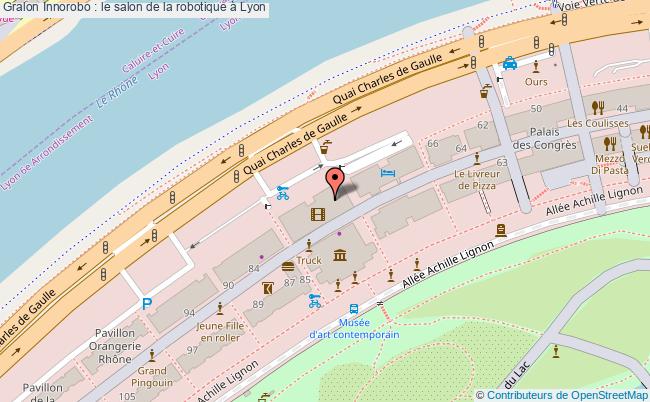 plan Le Salon De La Robotique à Lyon