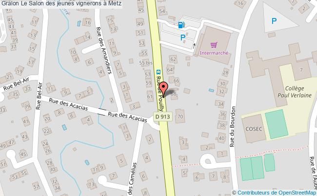 plan Le Salon Des Jeunes Vignerons à Metz